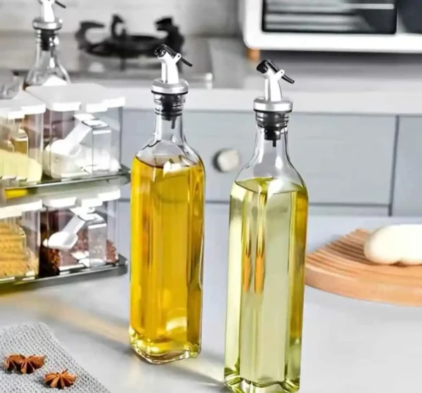 2 Botellas de vidrio Aceitera - Image 6