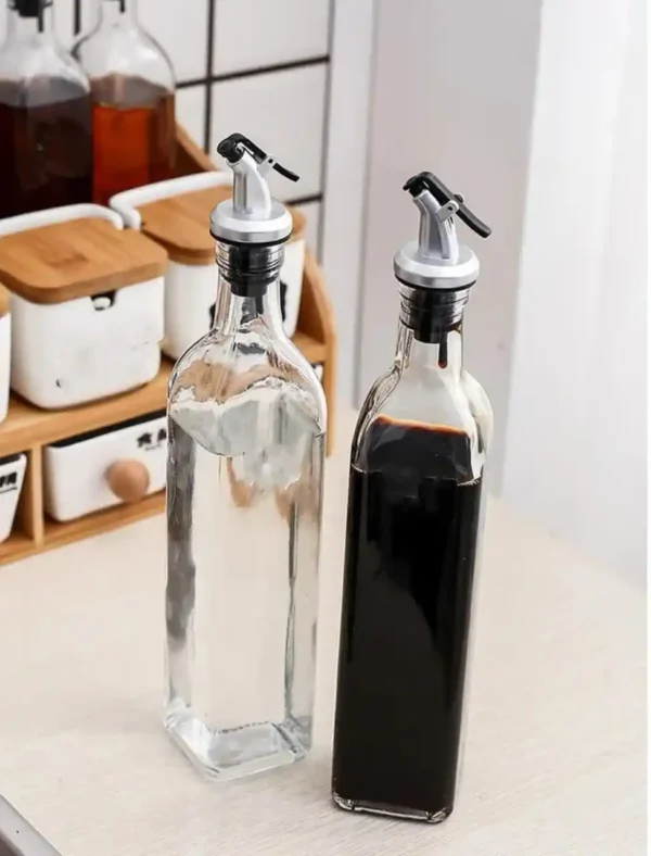 2 Botellas de vidrio Aceitera - Image 2
