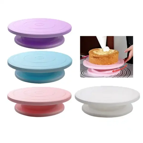 Base giratoria para decorar pasteles, tartas, repostería,  fondant