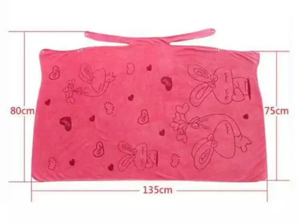 Toalla Bata De Baño Tipo Vestido - Image 2