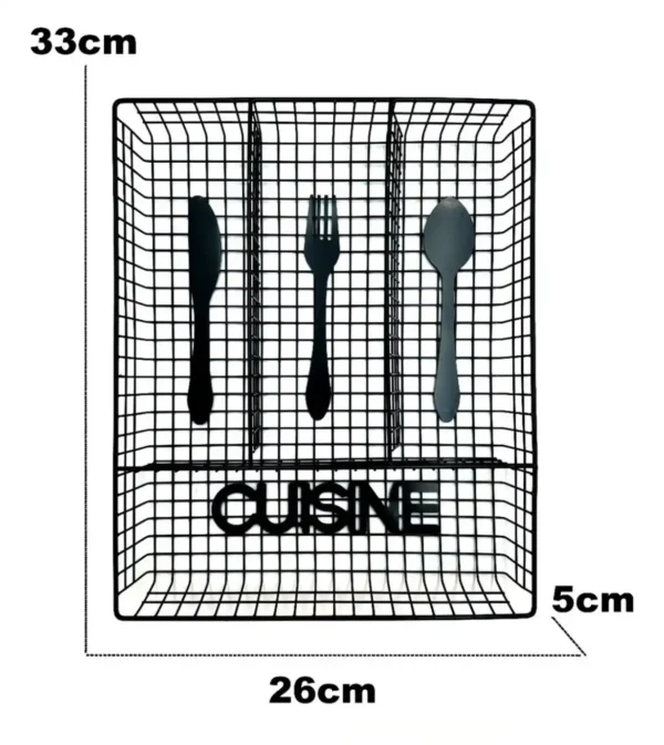 Porta cubiertos de acero para cajón - Image 5