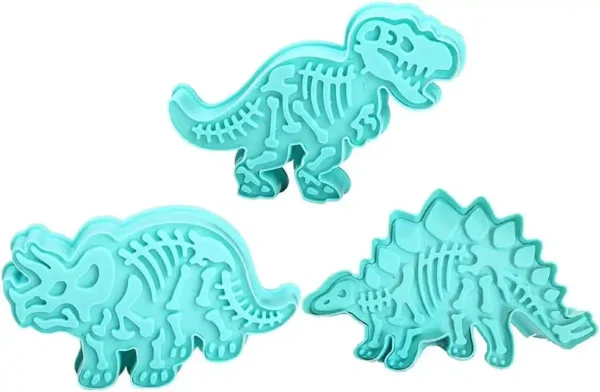 Moldes Cortadores de Galletas Dinosaurios