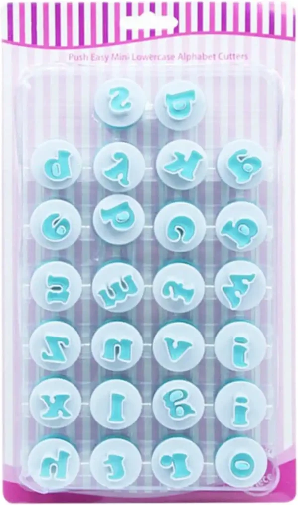 Molde cortador en forma de letras minúsculas abecedario - Image 2