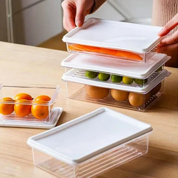 Set de 3 Toppers Apilables Recipientes Organizadores de alimentos
