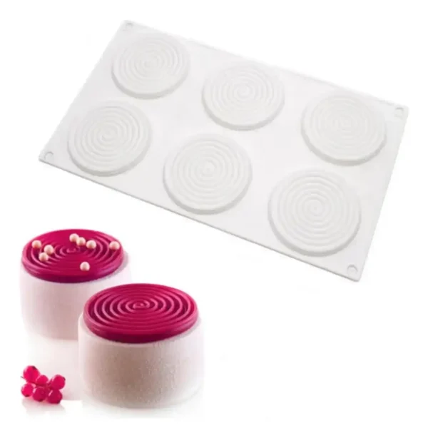 Molde forma espiral caramelo 6 cavidades - Image 4