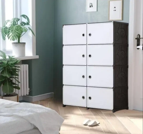 Organizador Multiusos con puertas Zapatera 8 espacios
