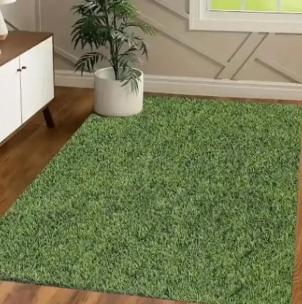 Alfombra pequeña, tapete de césped artificial 70 x 100 cm - Image 4