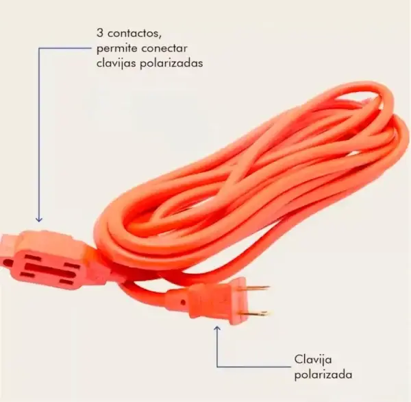 Extensión eléctrica multicontacto 8 metros - Image 5