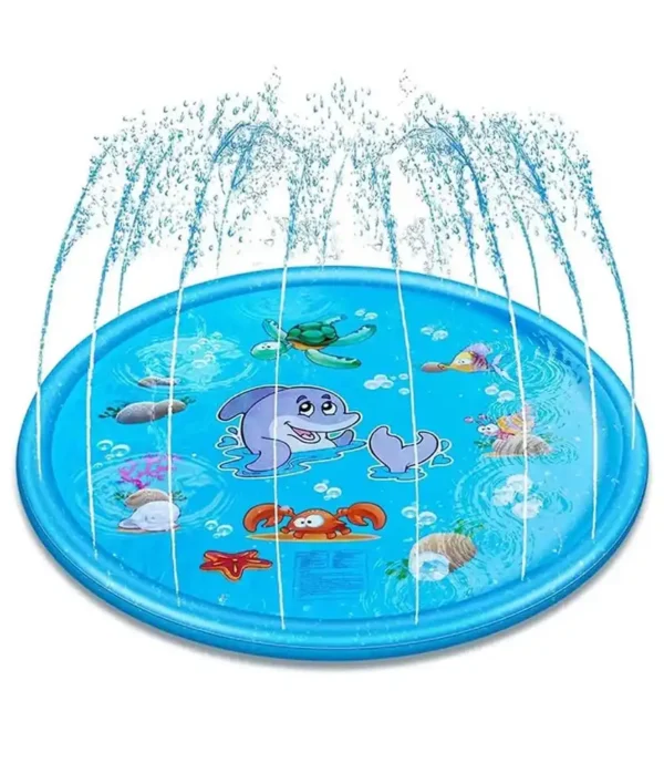 Alfombra rociadora de agua con aspersor
