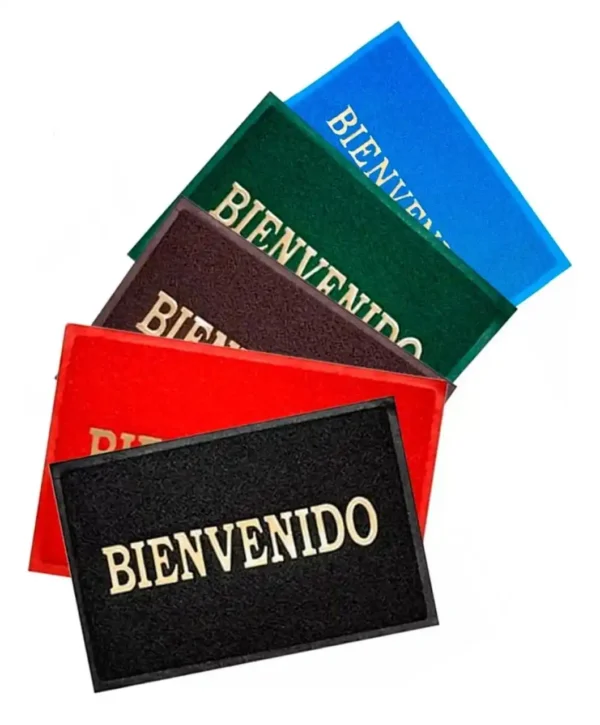 Tapete para Entrada Decorativo Bienvenido